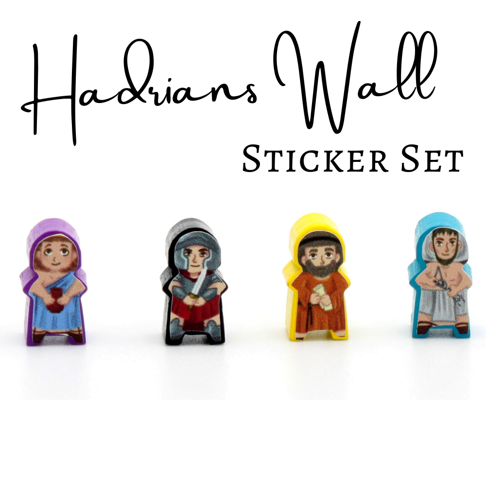 Meeple Sticker Hadrian's Wall Sticker Set Meeple Aufkleber