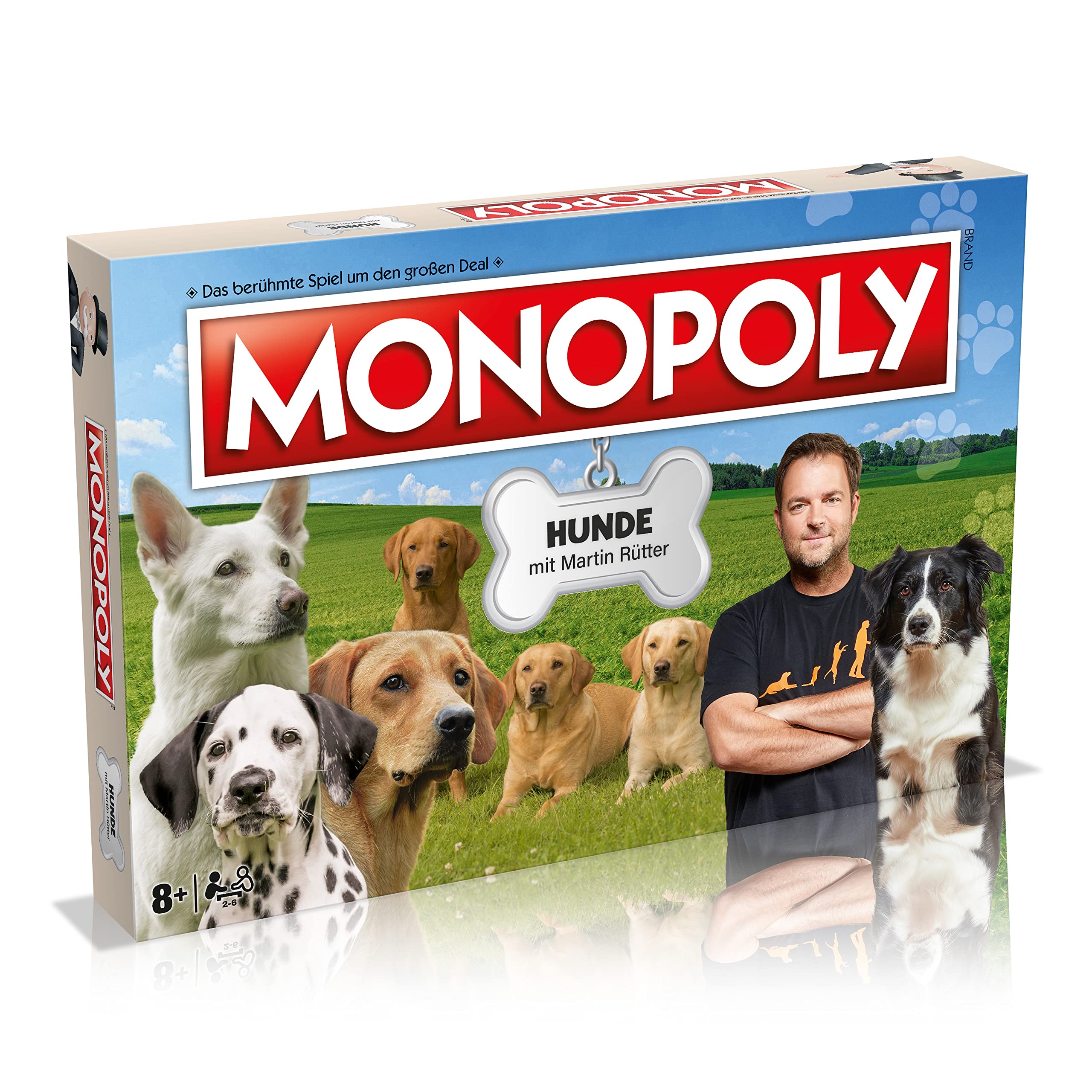 Winning Moves Monopoly Hunde Edition Brettspiel ab 8 Jahren