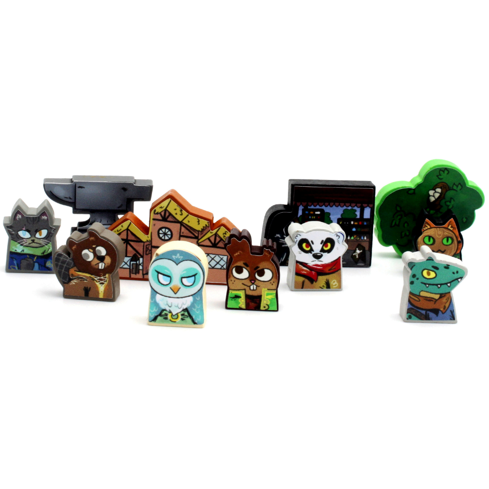 Meeple Sticker Root Vagabond Landmarks Sticker Set Token