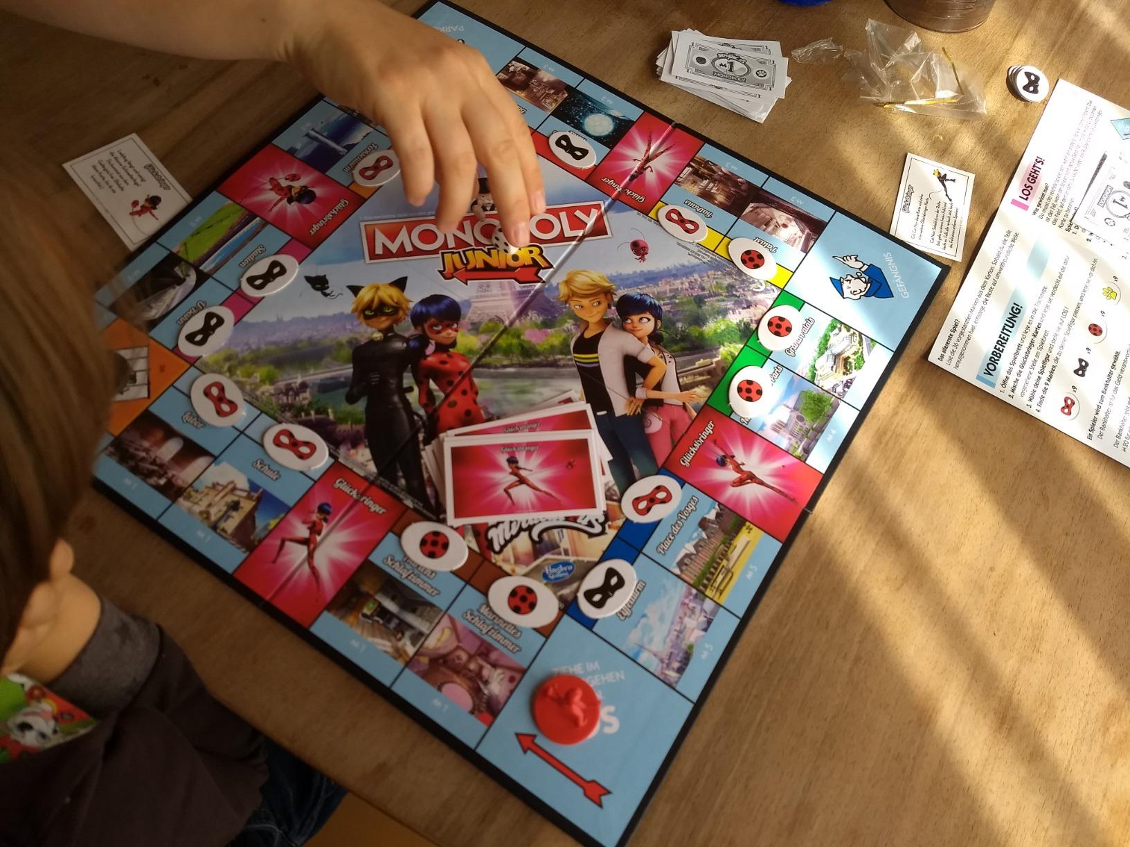 Winning Moves Monopoly Junior Miraculous Brettspiel Deutsch ab 5 Jahren