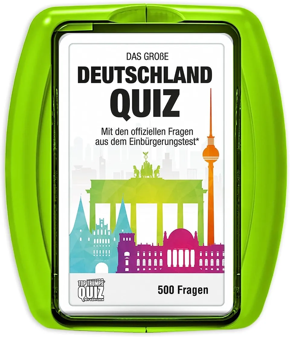 Top Trumps Quiz Deutschland Kartenspiel 100 Karten ab 8 Jahren
