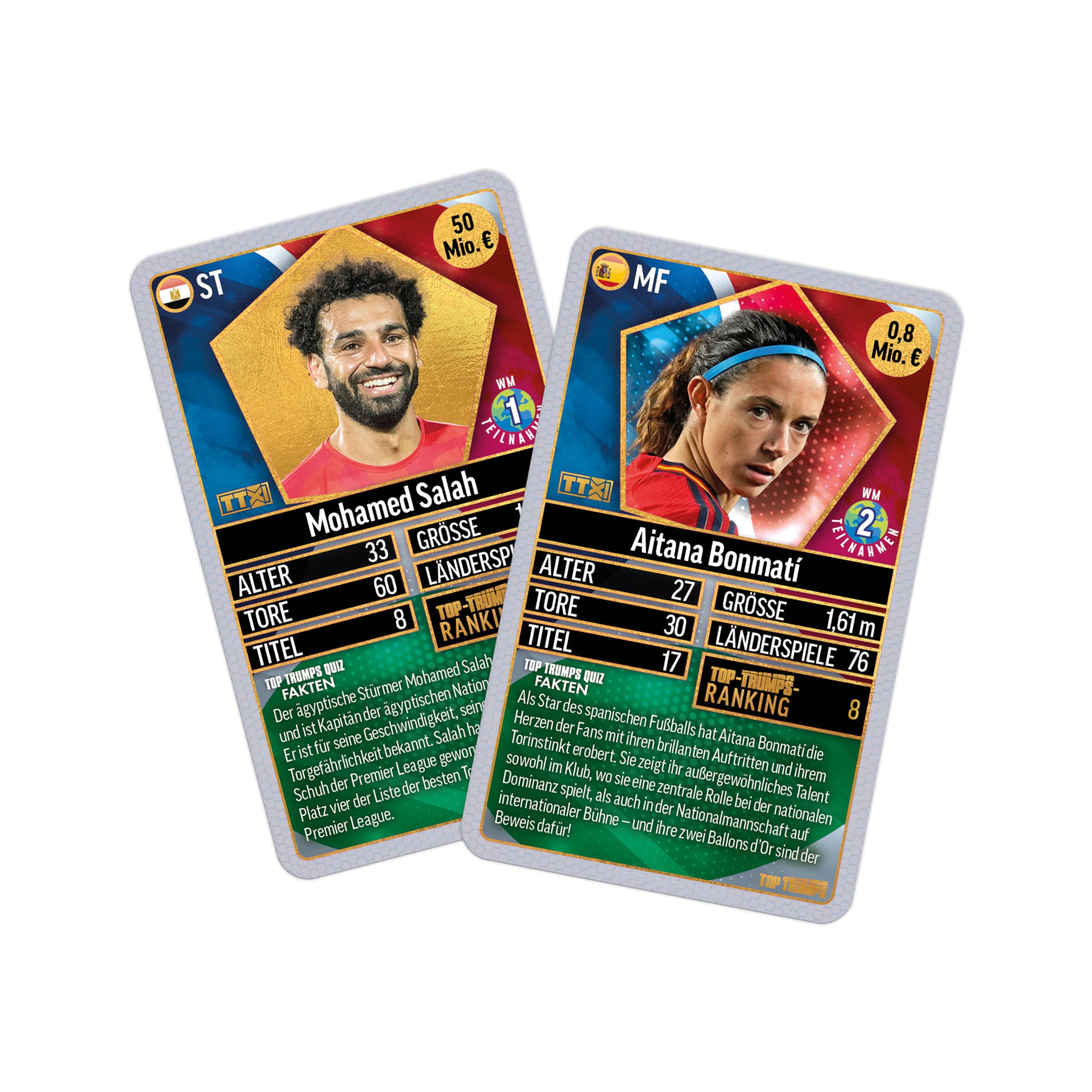 Winning Moves Top Trumps Weltfussballstars Pack 5 Kartenspiel ab 6