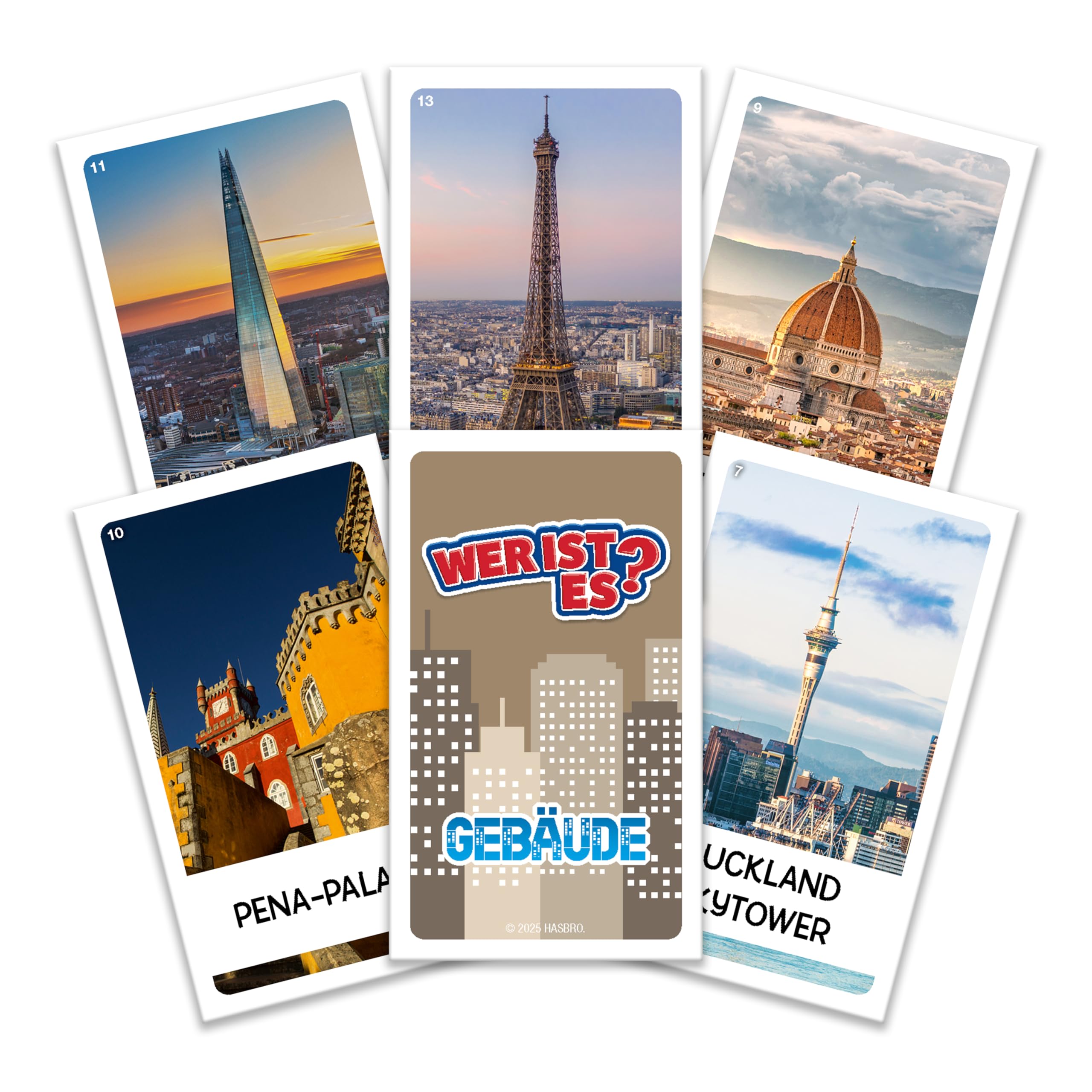 Winning Moves Wer ist es? Gebäude Edition Ratespiel 2 Spieler
