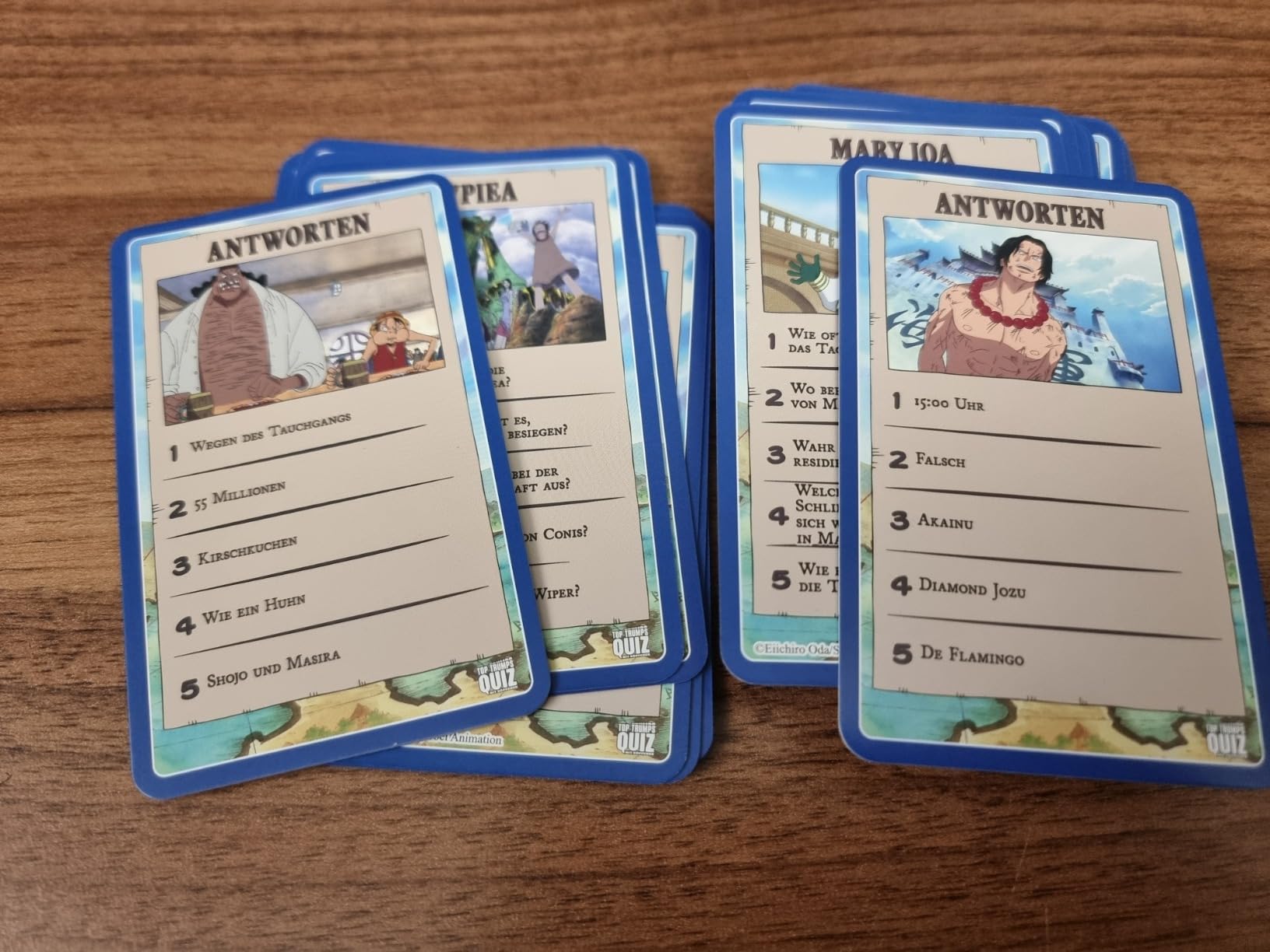 Winning Moves Top Trumps Quiz One Piece Edition Kartenspiel Deutsch
