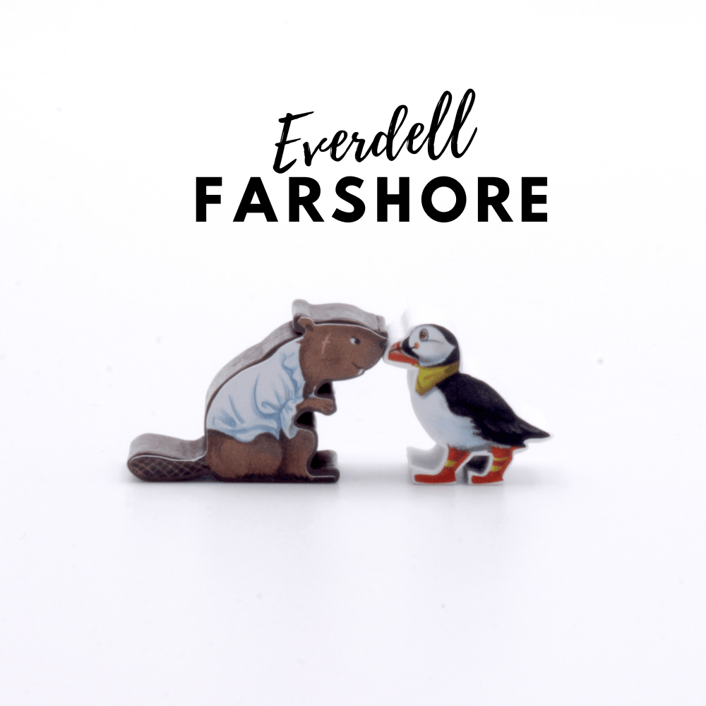 Meeple Sticker Everdell Farshore Sticker Set Aufkleber