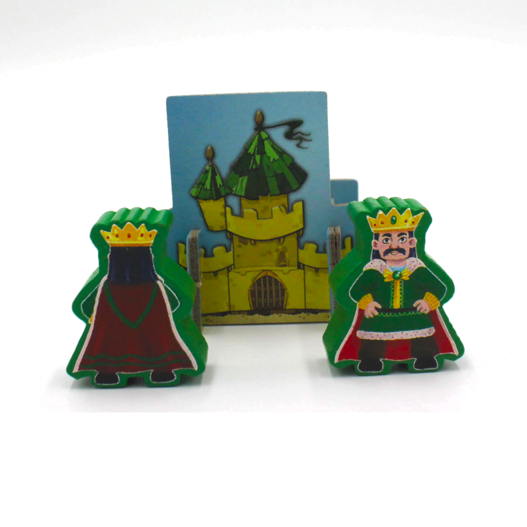 Meeple Sticker Kingdomino Sticker Set Meeple Aufkleber beidseitig