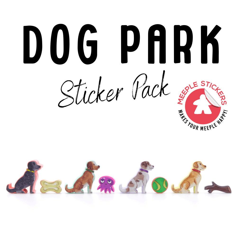 Meeple Sticker Stickers Dog Park Sticker Set Hunde