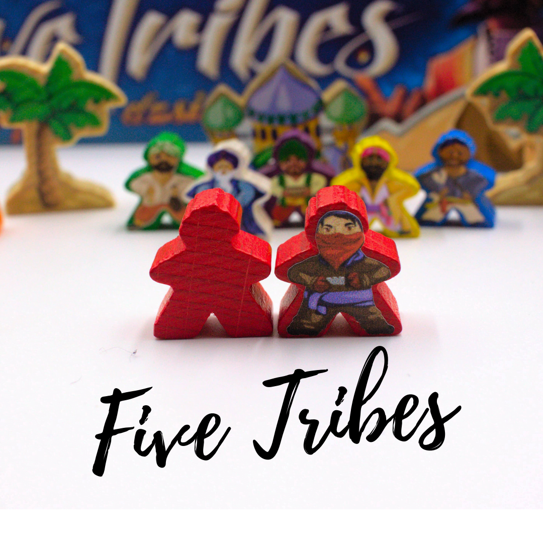 Meeple Sticker Five Tribes Artisans Sticker Set doppelseitig