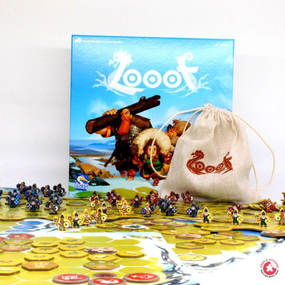 Meeple Sticker Looot Sticker Set Aufkleber Wikinger doppelseitig