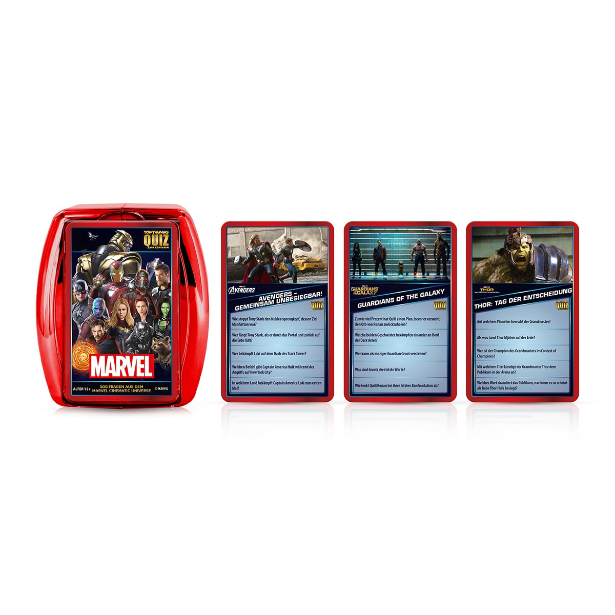 Winning Moves Top Trumps Quiz Marvel Edition Kartenspiel Deutsch