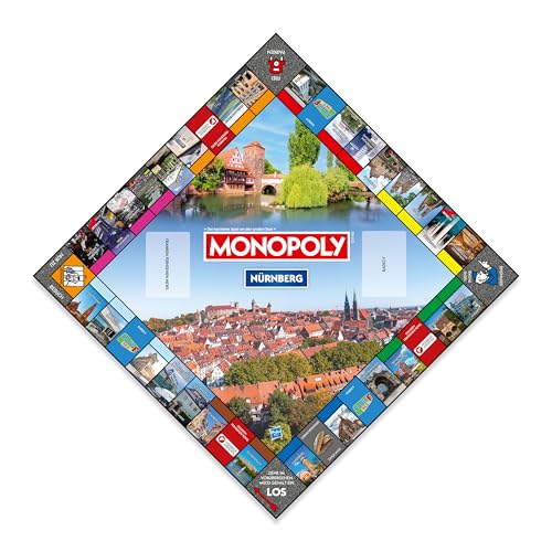 Winning Moves Monopoly Nürnberg Edition Brettspiel Deutsch 2-6 Spieler