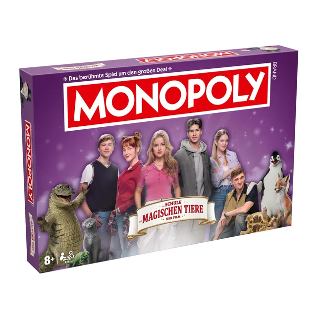 Winning Moves Monopoly Schule der magischen Tiere Brettspiel ab 8
