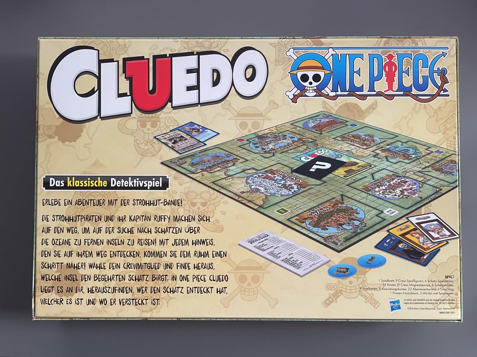 Winning Moves Cluedo One Piece Edition Detektiv Brettspiel Deutsch