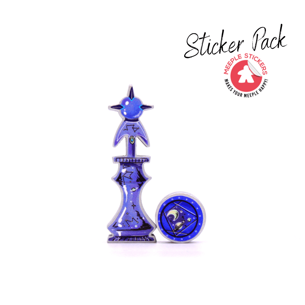 Meeple Sticker Arcs Sticker Set Agenten doppelseitig