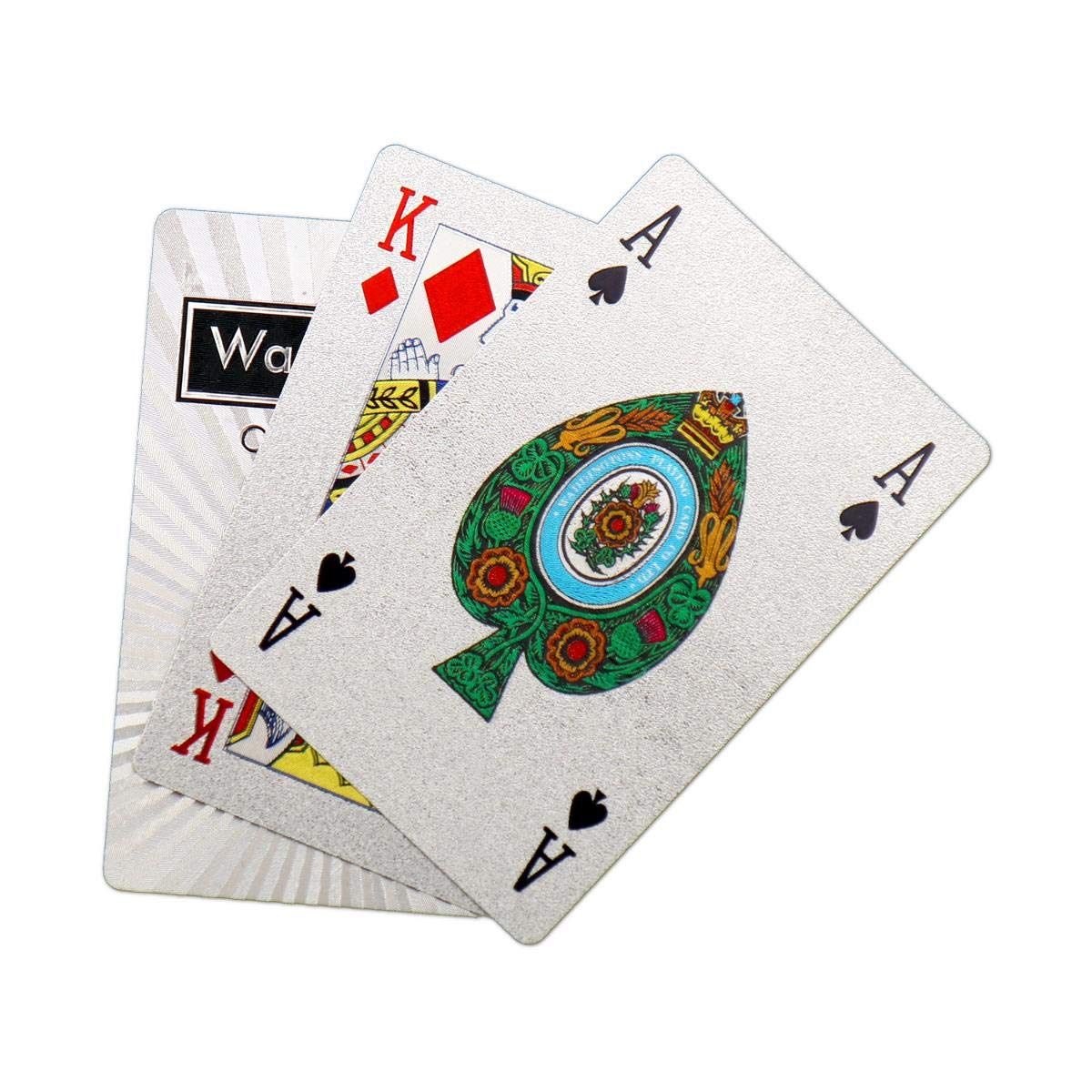 Winning Moves Number 1 Spielkarten Platinum Deck Platin 54 Karten