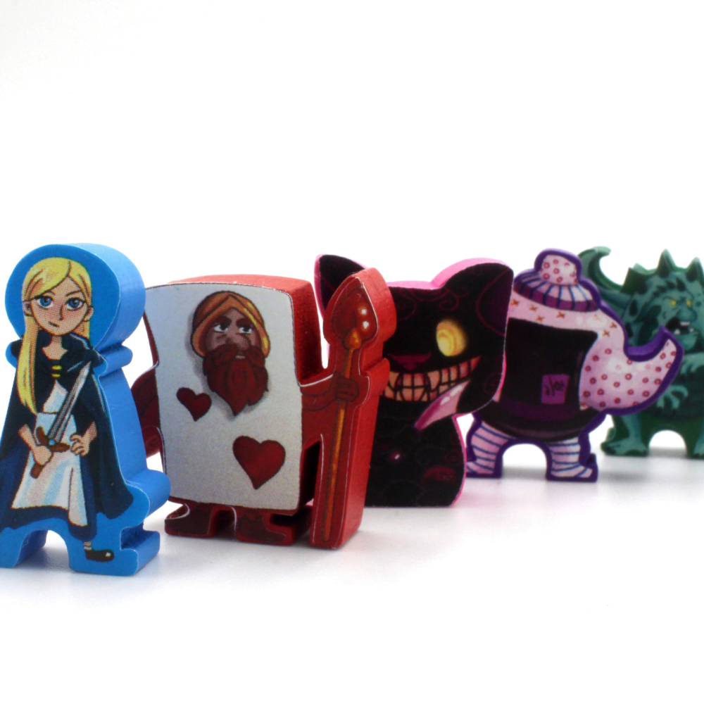 Meeple Sticker Wonderlands War Sticker Set Deluxe Zubehör