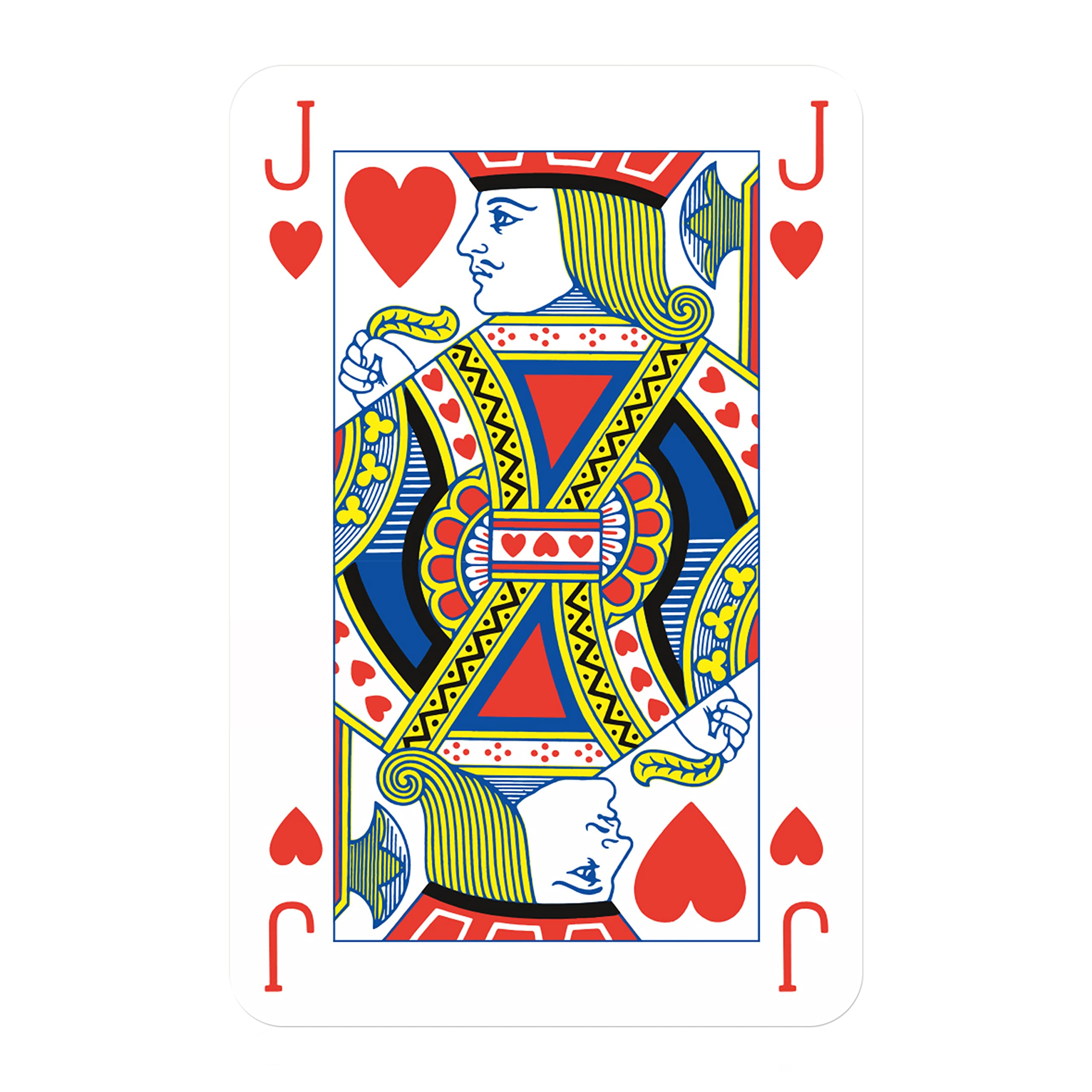 Winning Moves Number 1 Spielkarten Rot & Blau Doppelpack