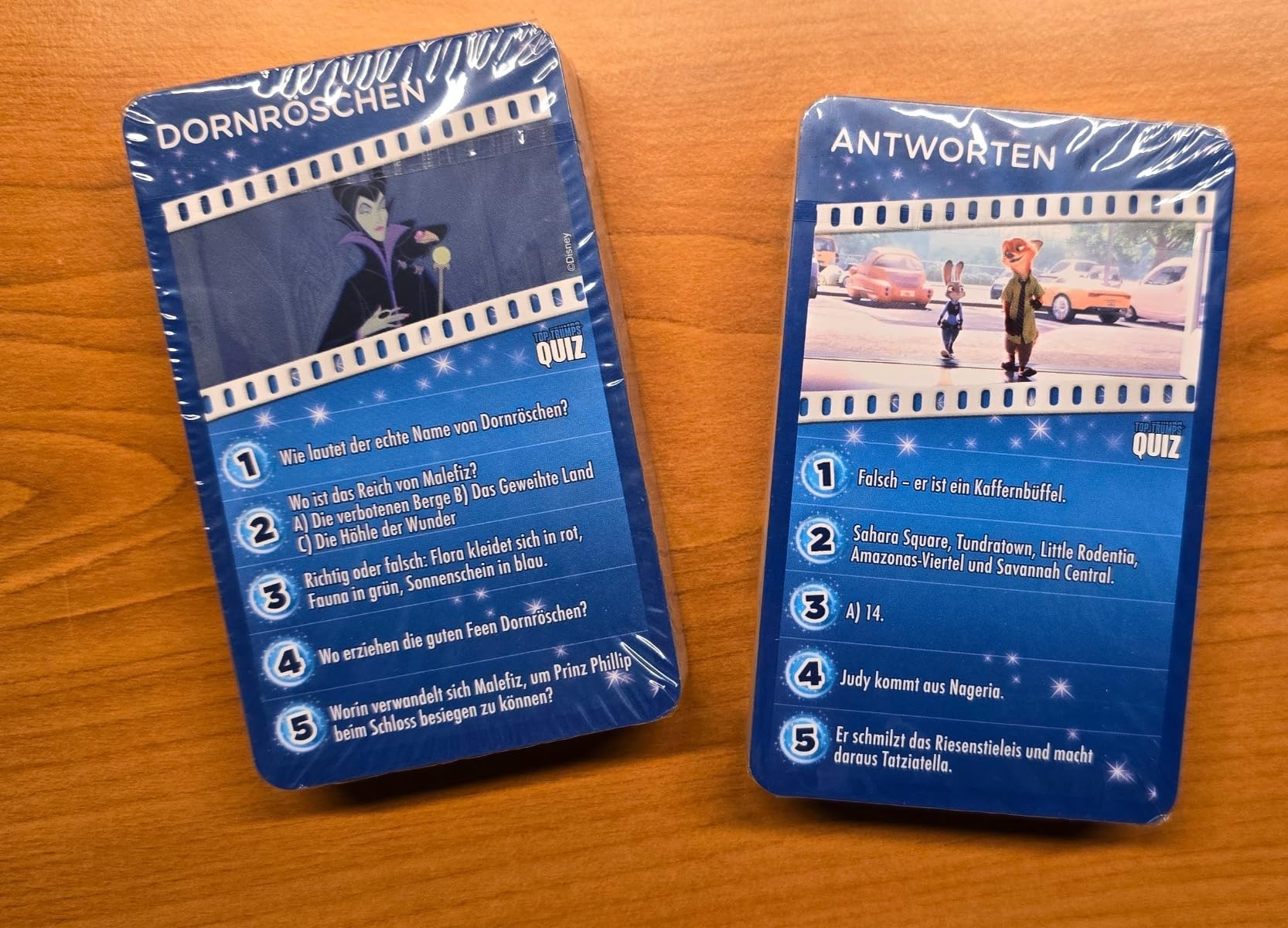 Winning Moves Top Trumps Quiz Disney Kartenspiel Deutsch ab 6