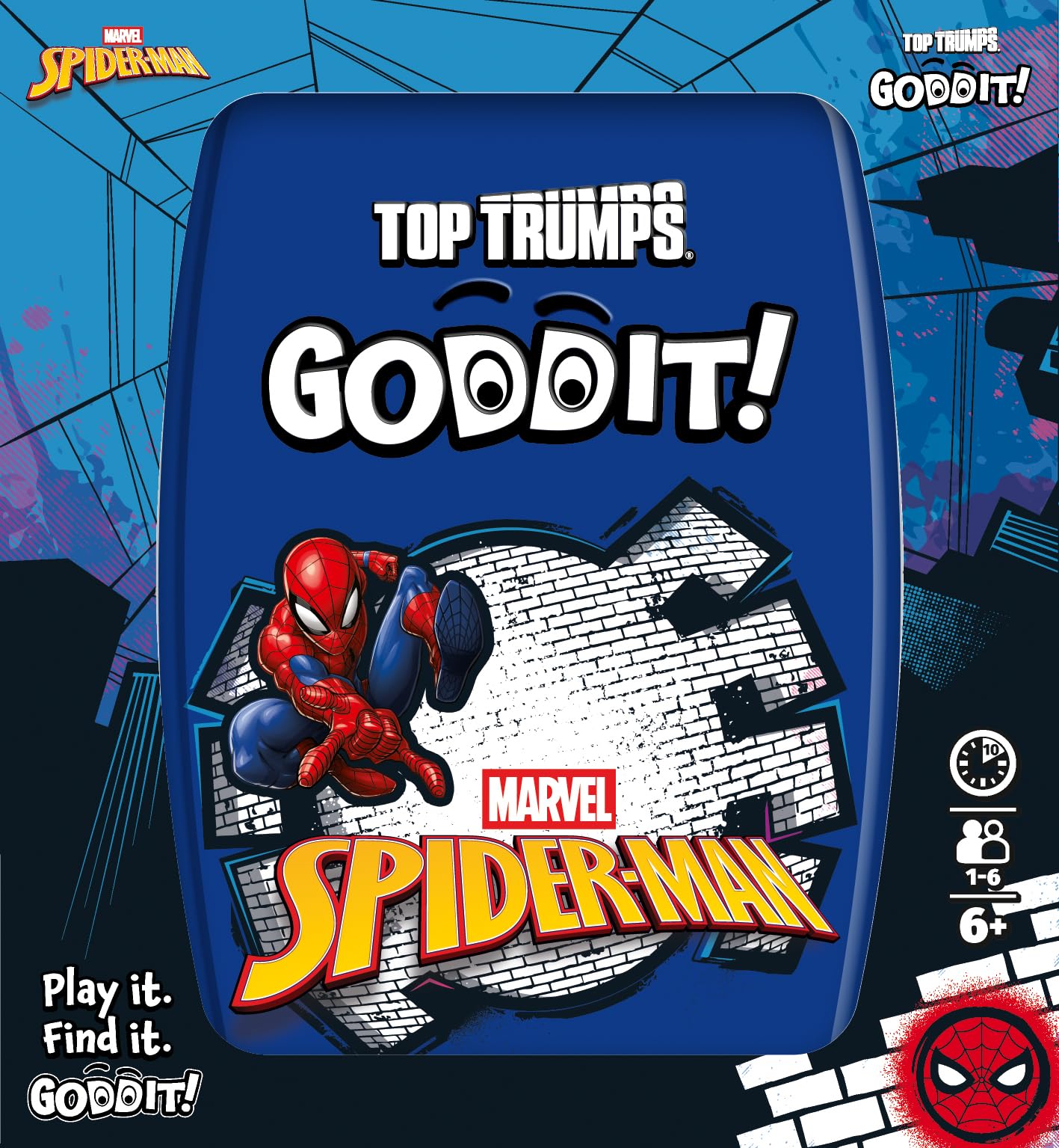 Winning Moves Top Trumps Goddit Spider-Man Kartenspiel 55 Karten