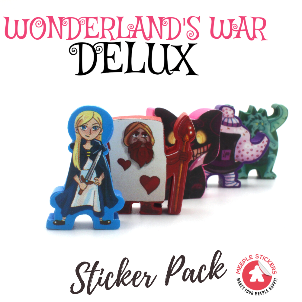 Meeple Sticker Wonderlands War Sticker Set Deluxe Zubehör