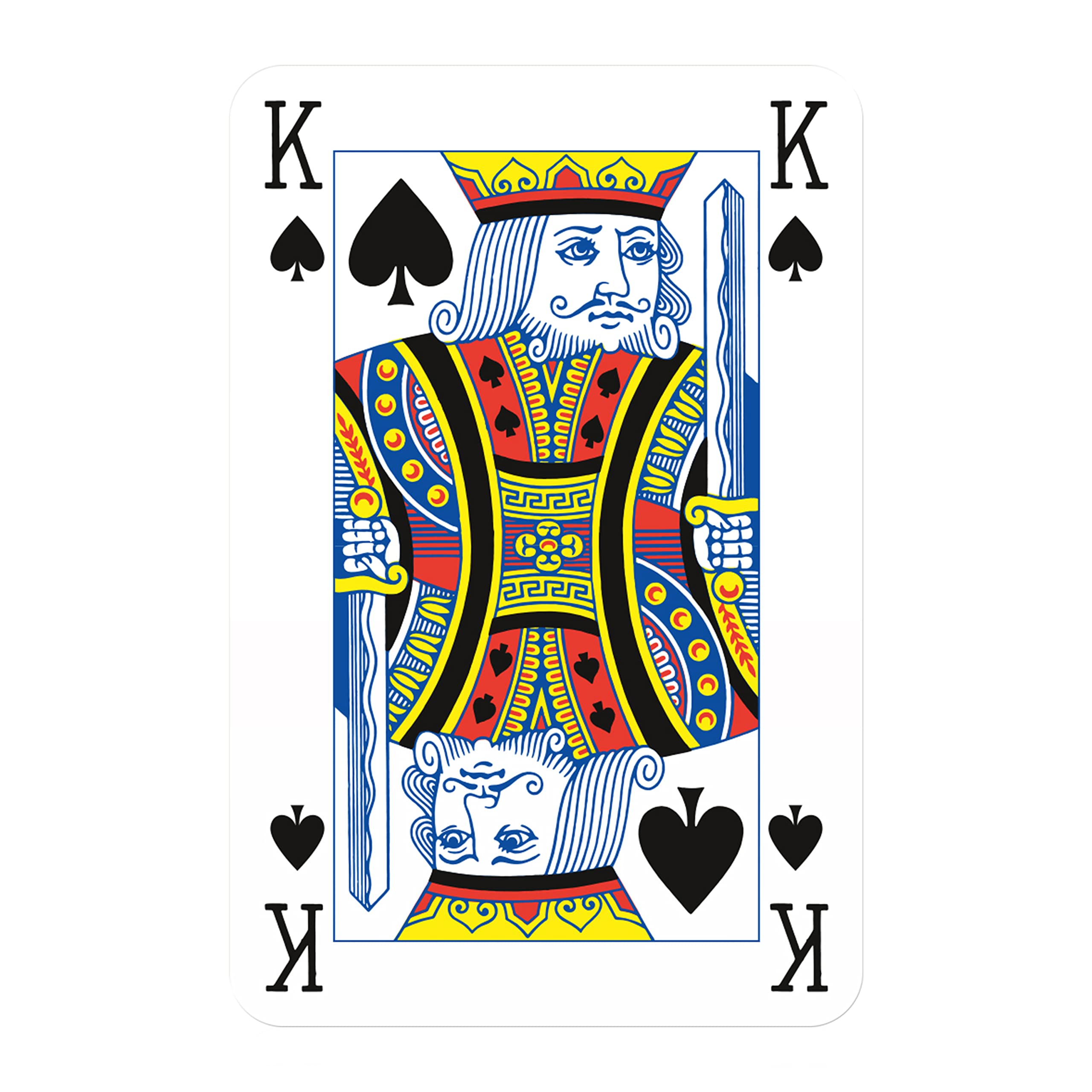 Winning Moves Number 1 Spielkarten Rot & Blau Doppelpack