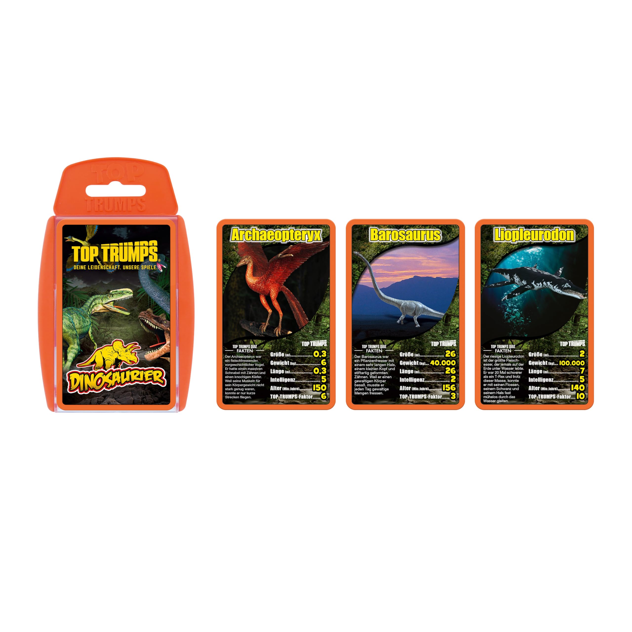 Winning Moves Top Trumps Dinosaurier Kartenspiel Deutsch