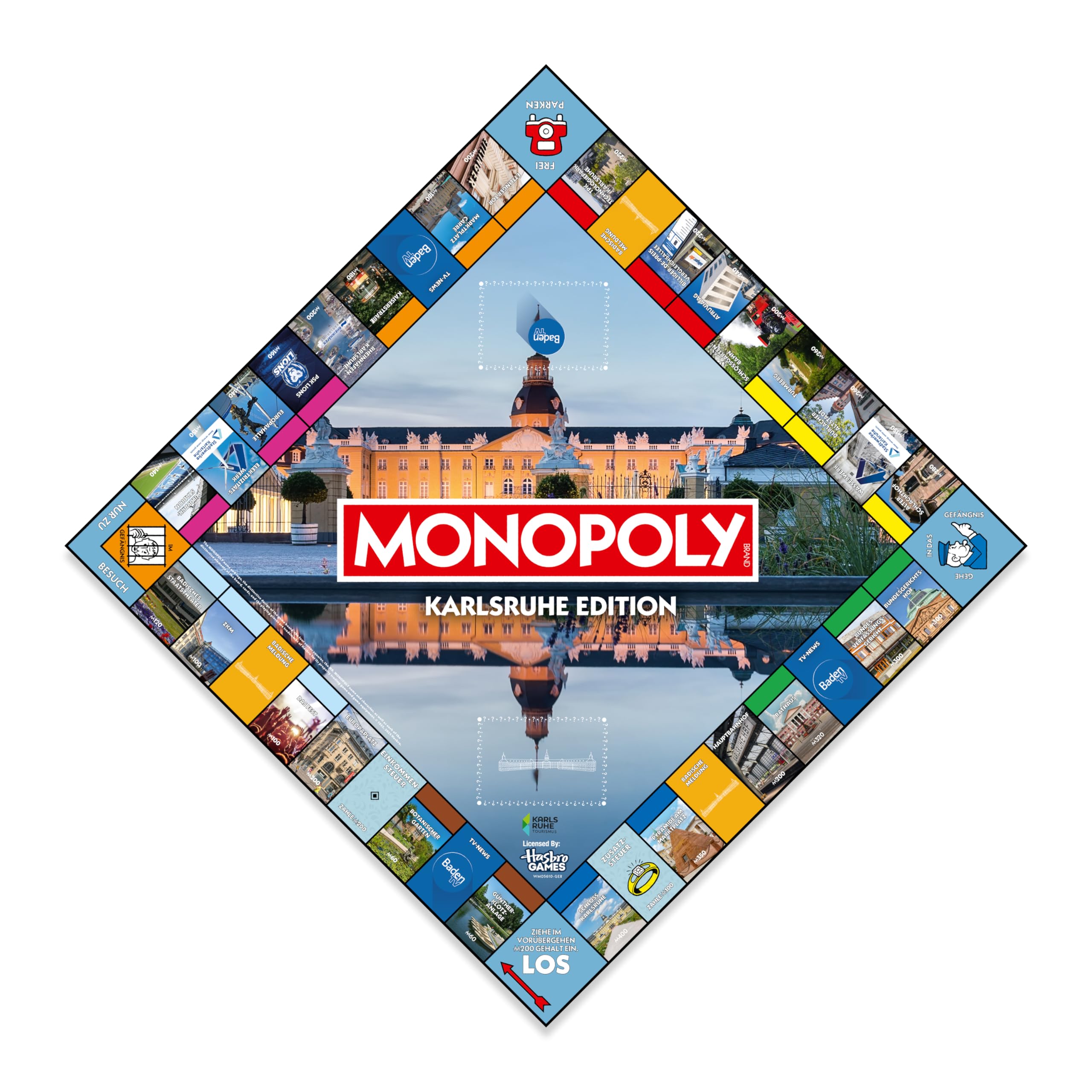 Winning Moves Monopoly Karlsruhe Edition Brettspiel 2-6 Spieler
