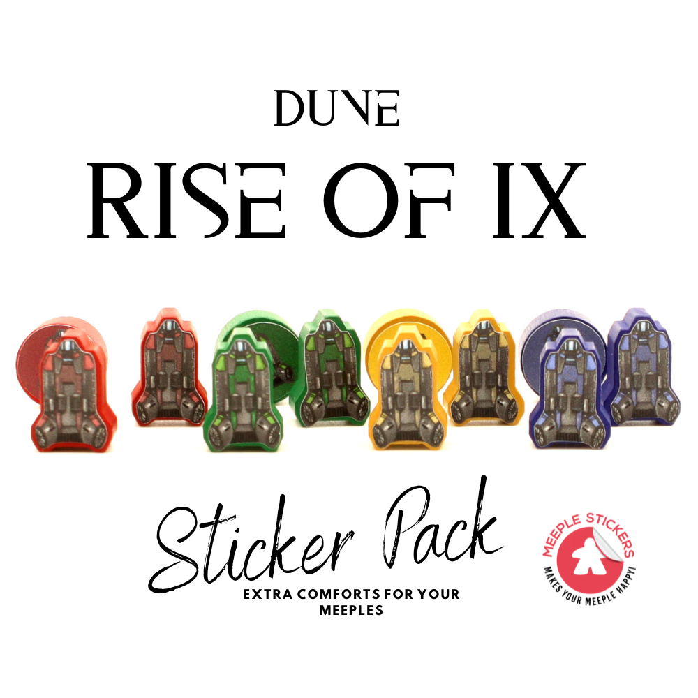 Meeple Sticker Dune Rise of IX Sticker Set Meeple Aufkleber