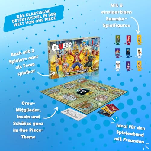 Winning Moves Cluedo One Piece Edition Detektiv Brettspiel Deutsch