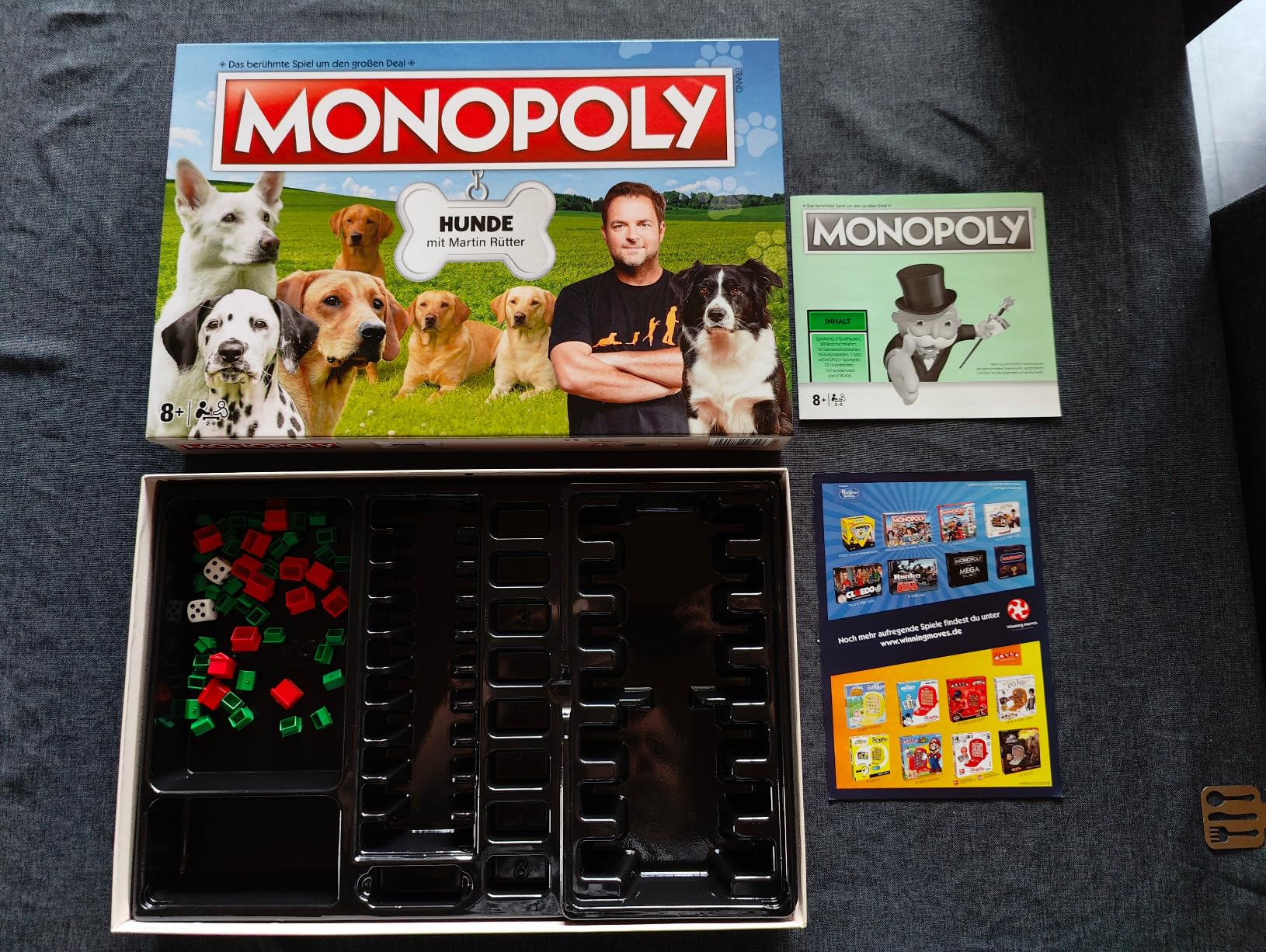 Winning Moves Monopoly Hunde Edition Brettspiel ab 8 Jahren