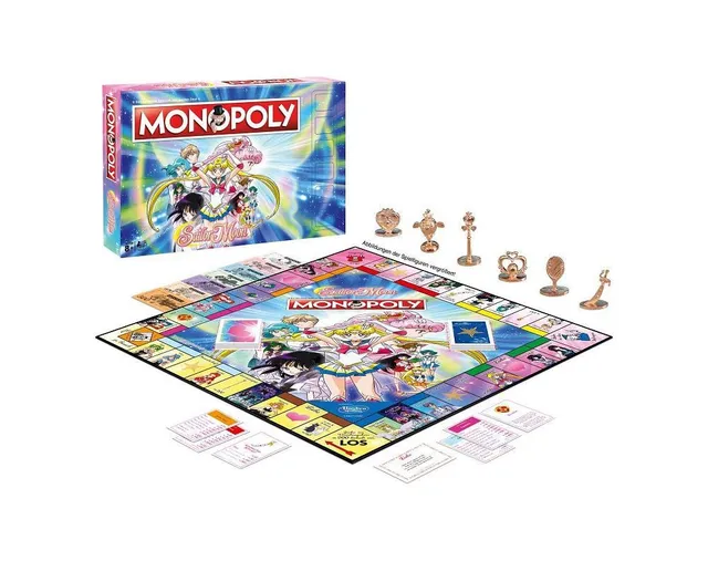 Winning Moves Monopoly Sailor Moon Edition Brettspiel Deutsch