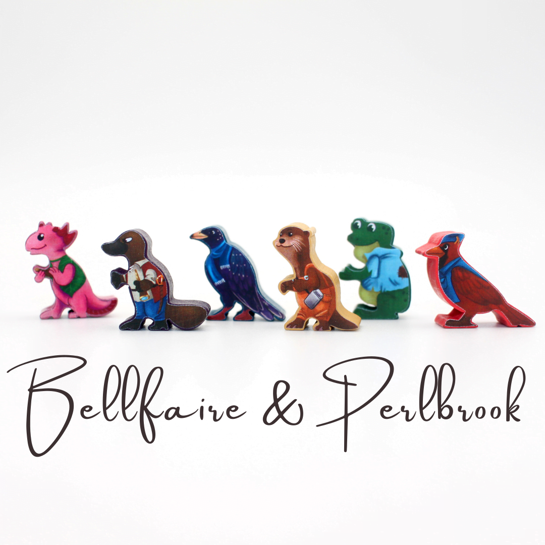 Meeple Sticker Everdell Pearlbrook Sticker Set Erweiterung