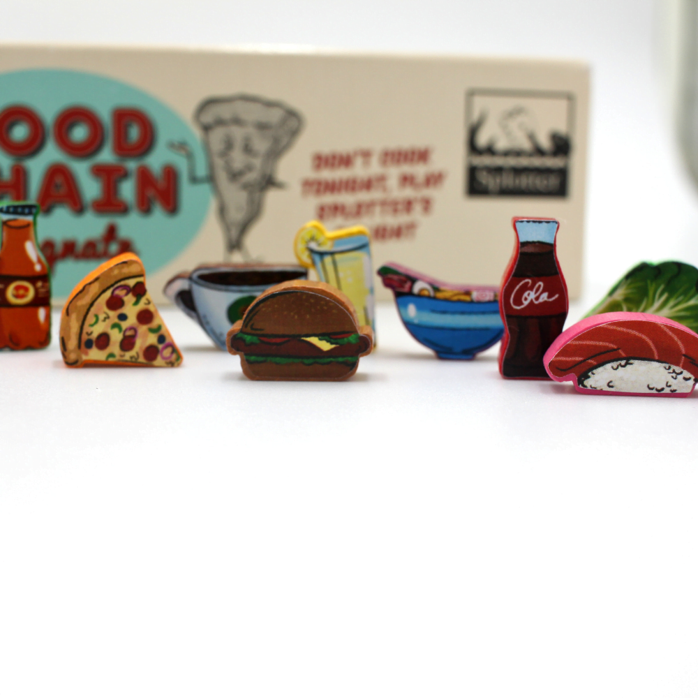 Meeple Sticker Food Chain Magnate Sticker Set Aufkleber
