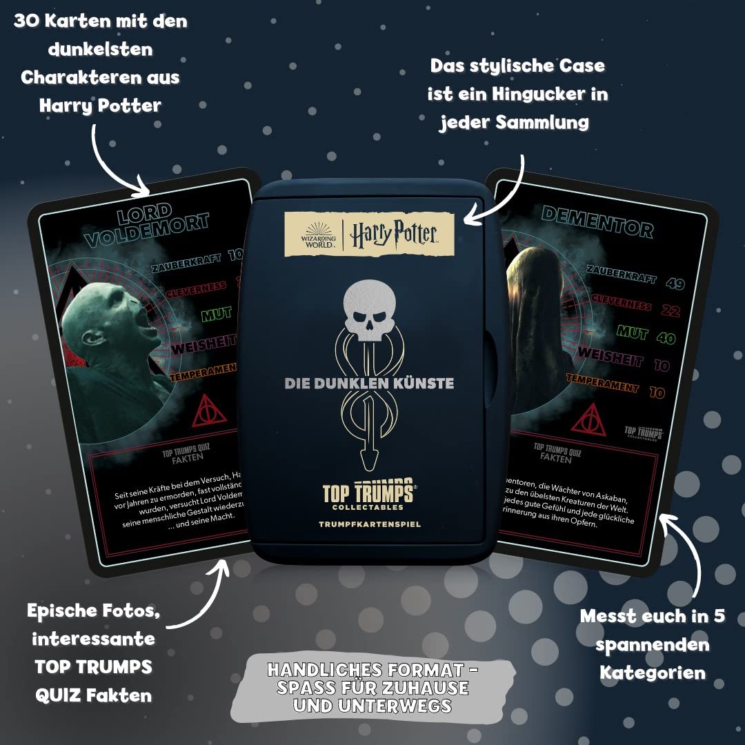 Top Trumps Collectables Harry Potter Dunkle Künste Quartett