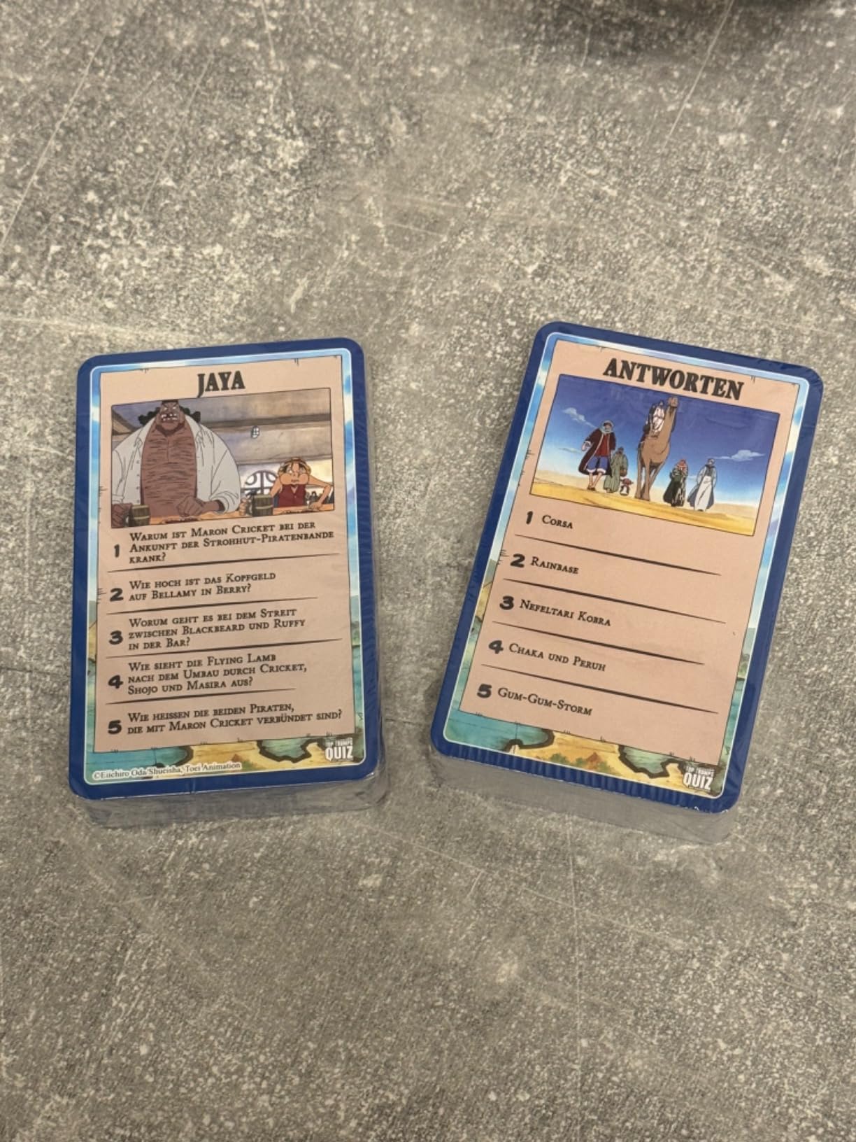 Winning Moves Top Trumps Quiz One Piece Edition Kartenspiel Deutsch