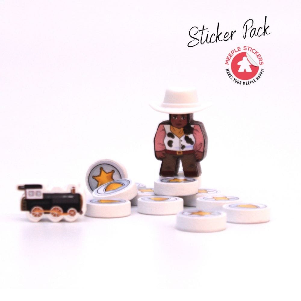 Meeple Sticker Great Western Trail Argentina Sticker Set