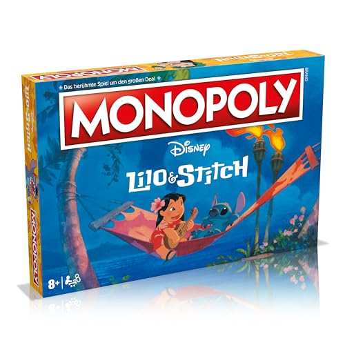 Winning Moves Monopoly Lilo & Stitch Brettspiel Deutsch ab 8 Jahren