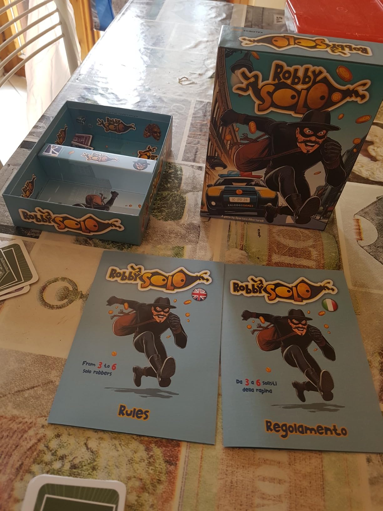 KaleidosGames Robby Solo Kartenspiel 3-6 Spieler Bankraub