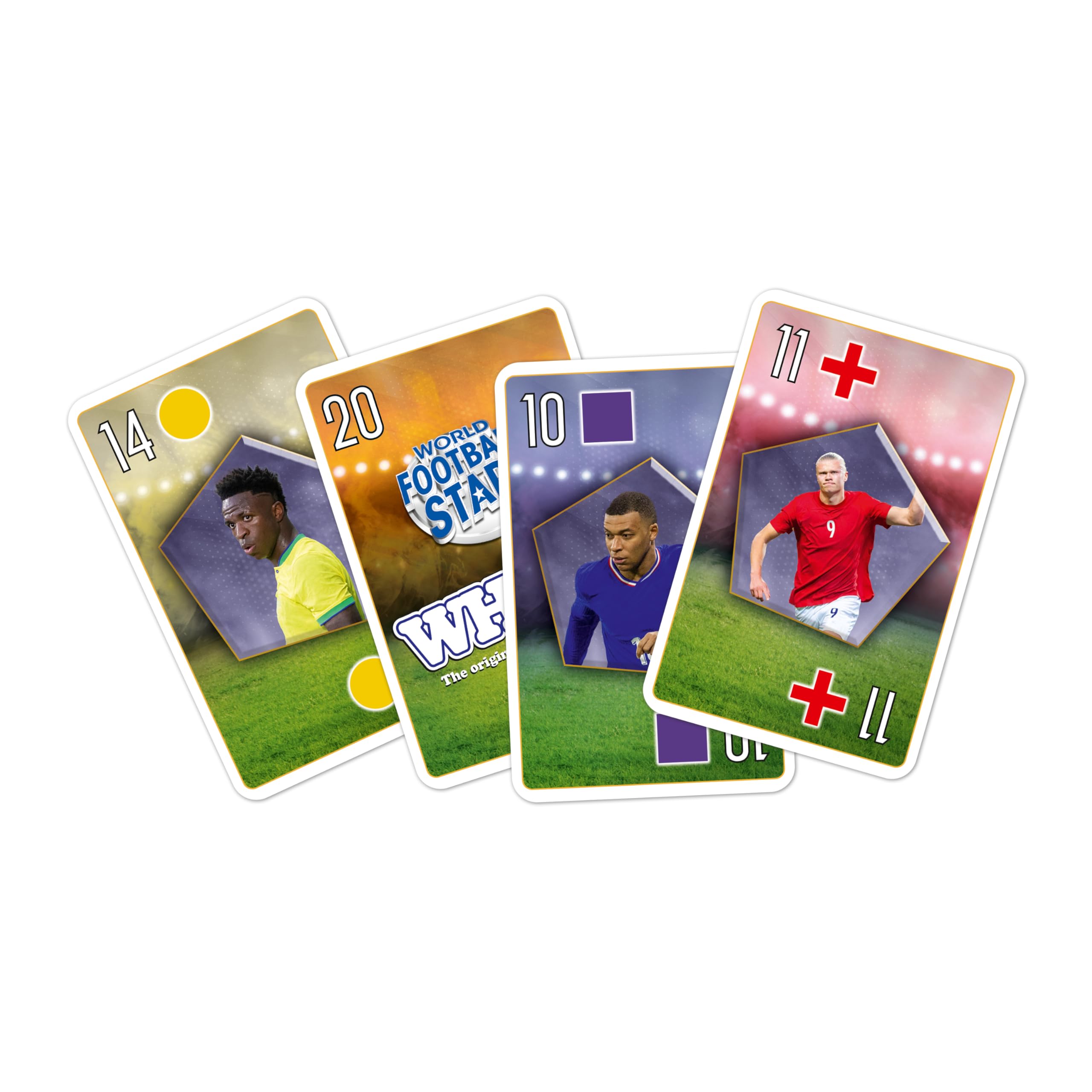 Winning Moves WHOT! Weltfußballstars Kartenspiel Kinder ab 5