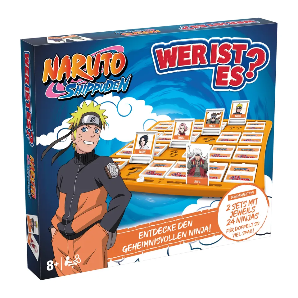 Winning Moves Wer ist es? Naruto Brettspiel Deutsch 2 Spieler