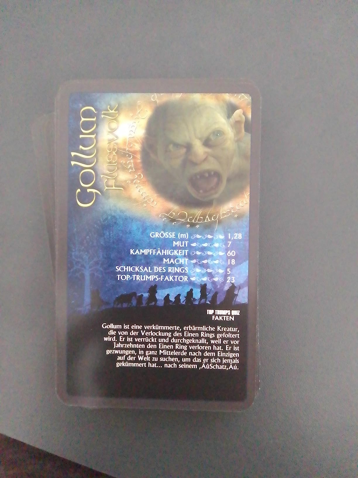 Winning Moves Top Trumps Collectables Herr der Ringe Kartenspiel