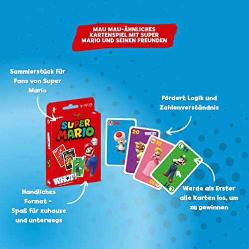 Winning Moves WHOT! Super Mario Kartenspiel ab 5 Jahren Reise