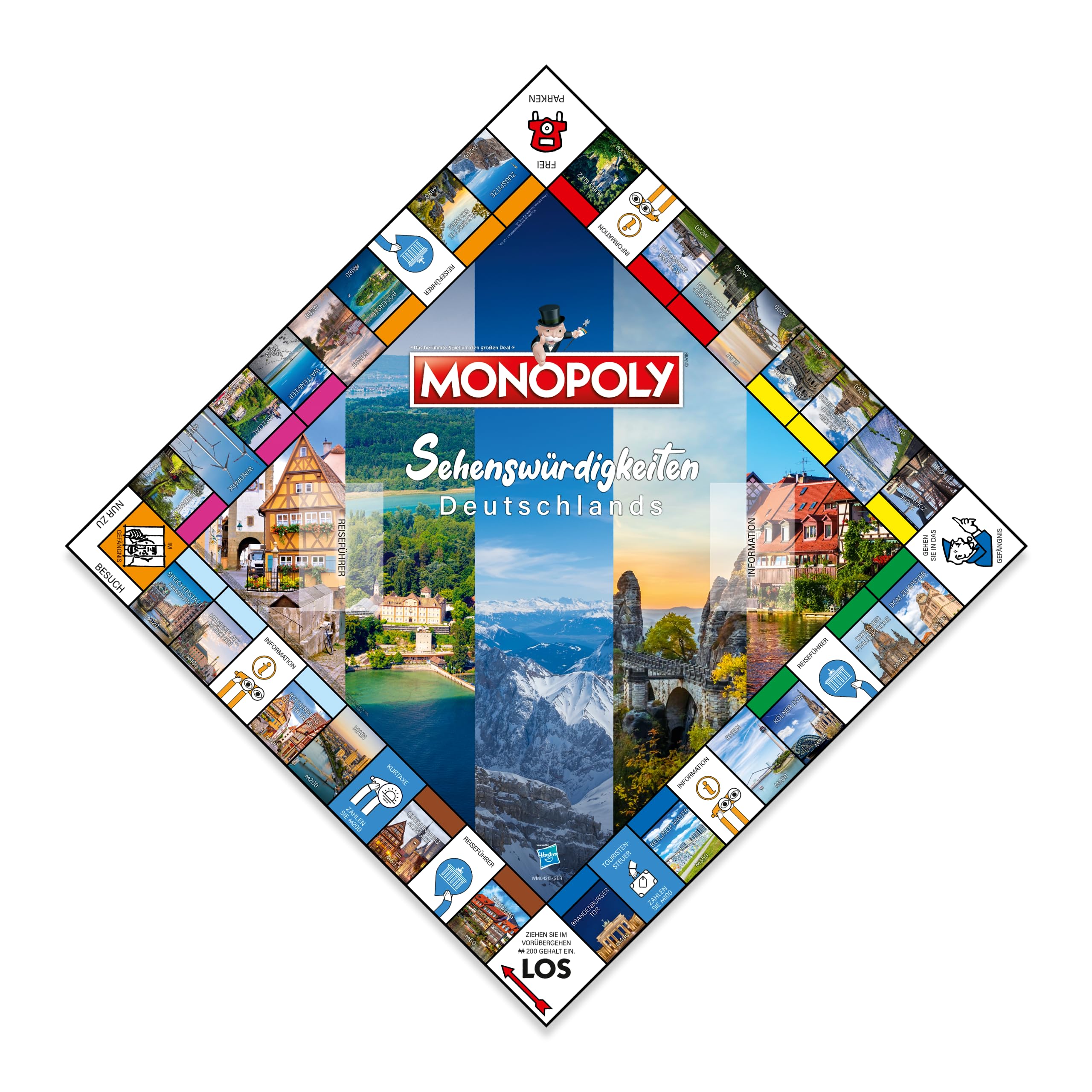 Winning Moves Monopoly Sehenswürdigkeiten Brettspiel Deutsch