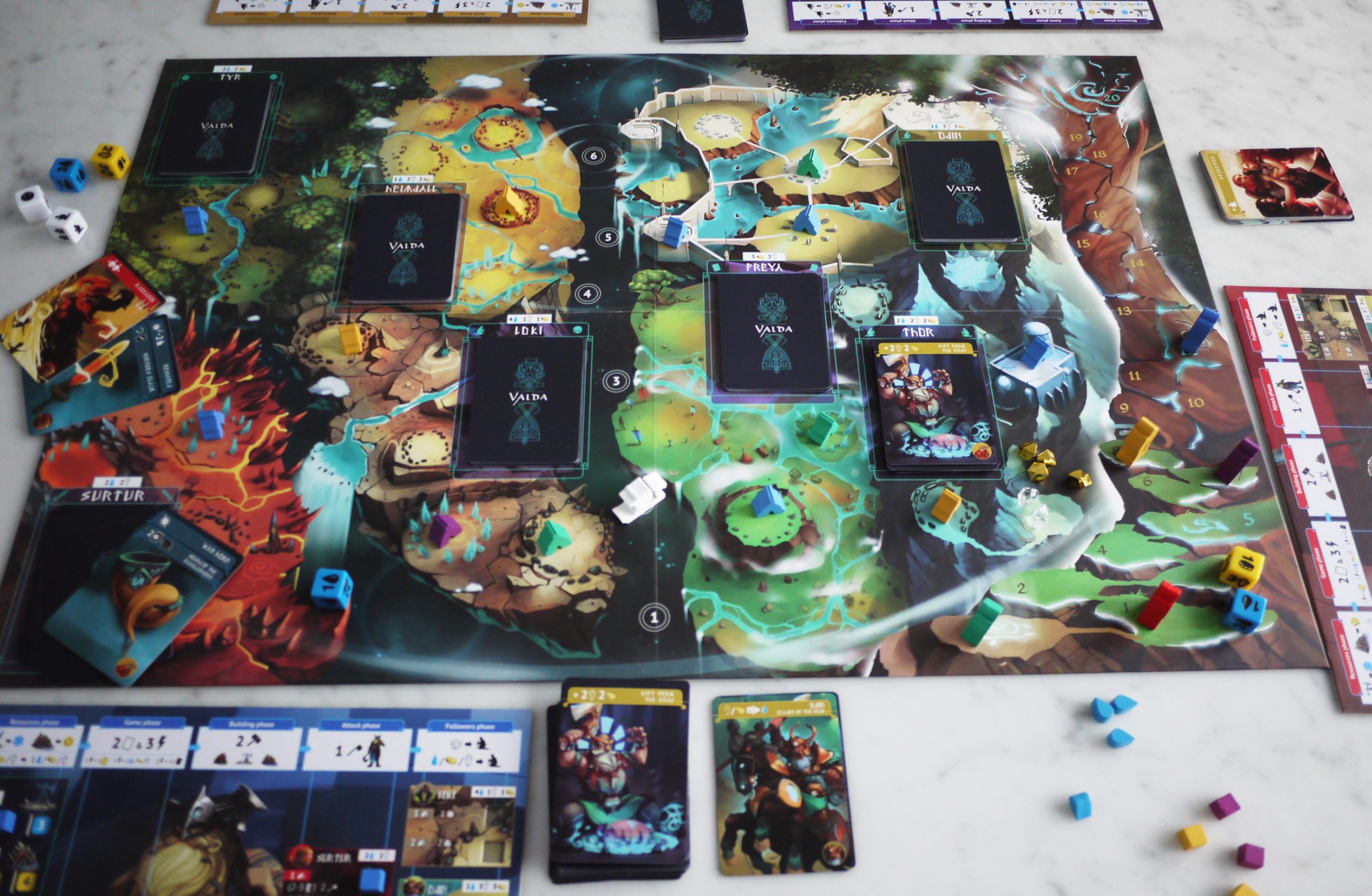 Bannan Games Valda 2nd Edition Brettspiel Wikinger 2-5
