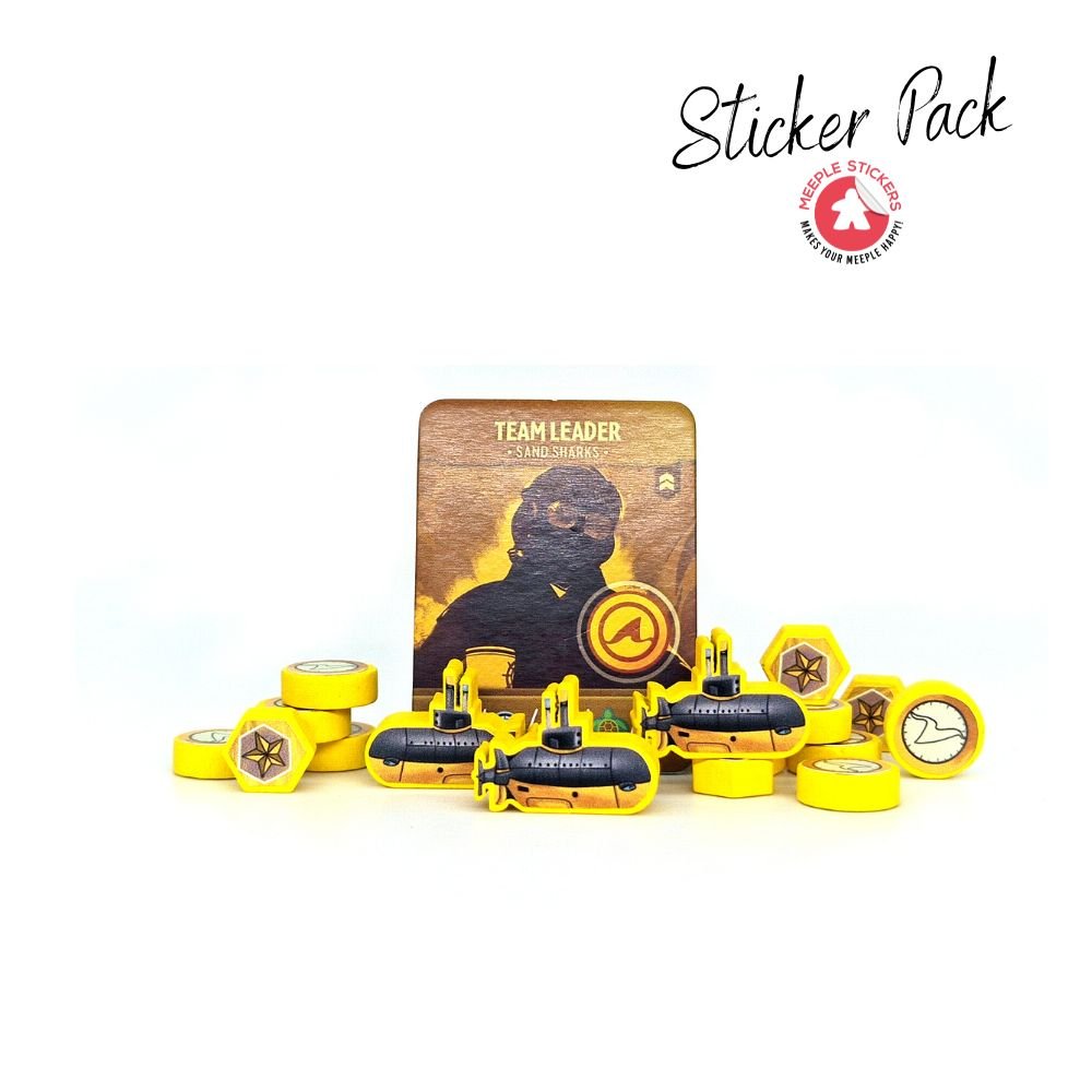 Meeple Sticker Endeavor Deep Sea Sticker Set Aufkleber