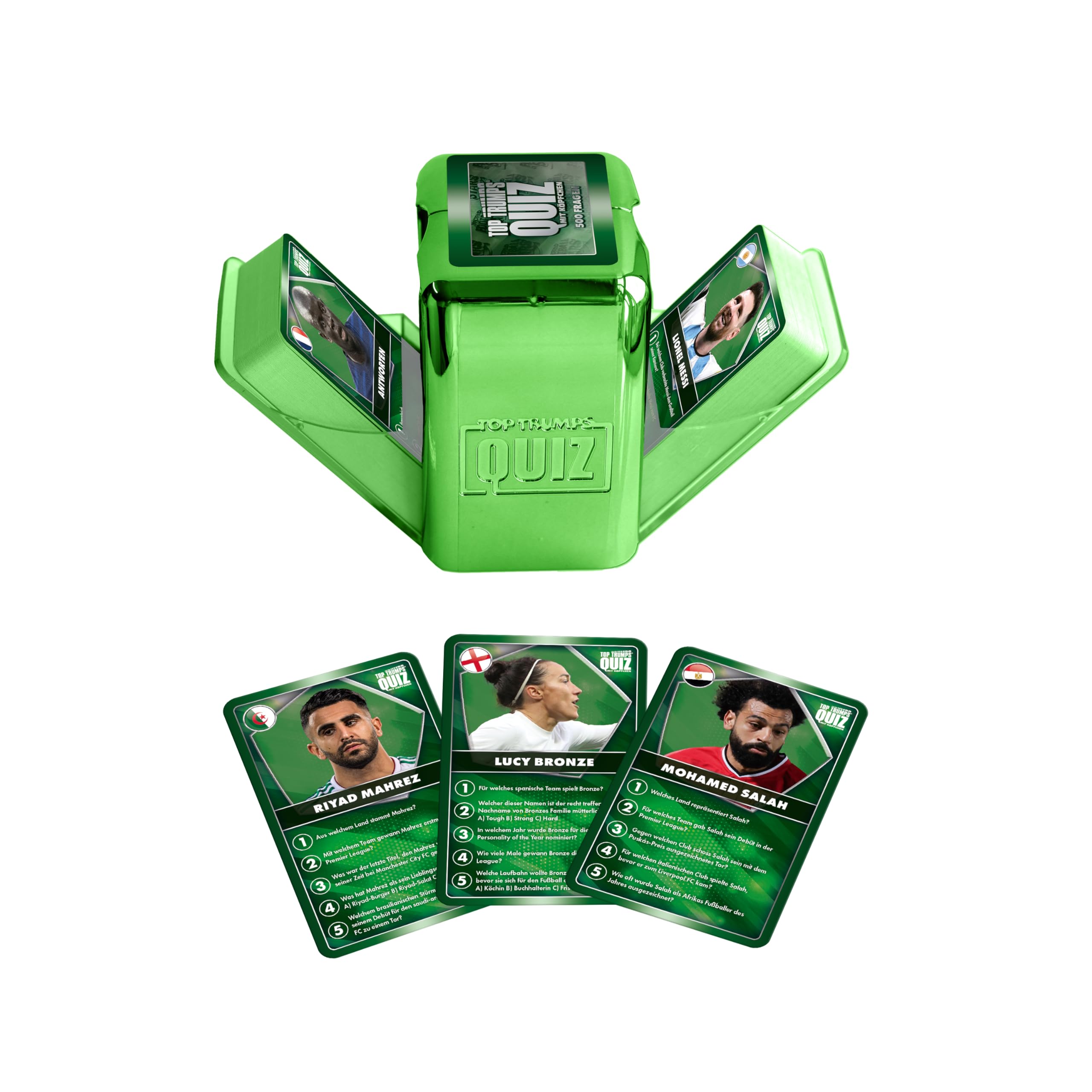 Top Trumps Quiz Weltfussballstars Kartenspiel 100 Karten ab 8 J.