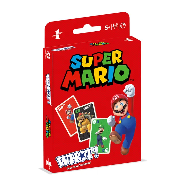 Winning Moves WHOT! Super Mario Kartenspiel ab 5 Jahren Reise