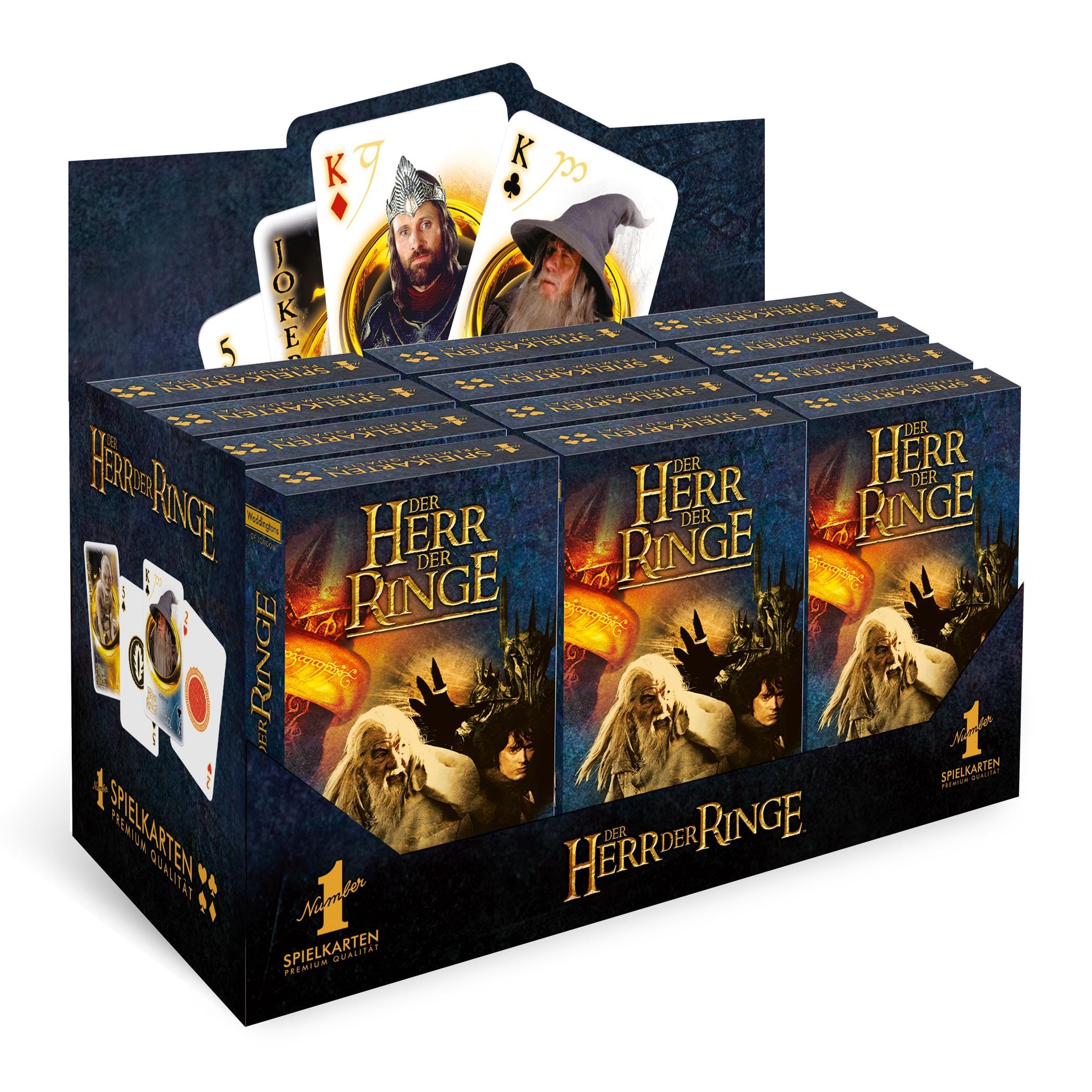 Waddingtons Number 1 Herr der Ringe Spielkarten 54 Karten