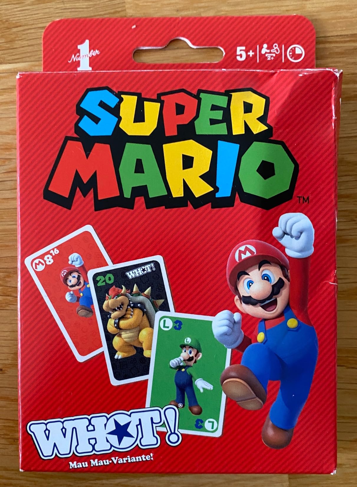 Winning Moves WHOT! Super Mario Kartenspiel ab 5 Jahren Reise