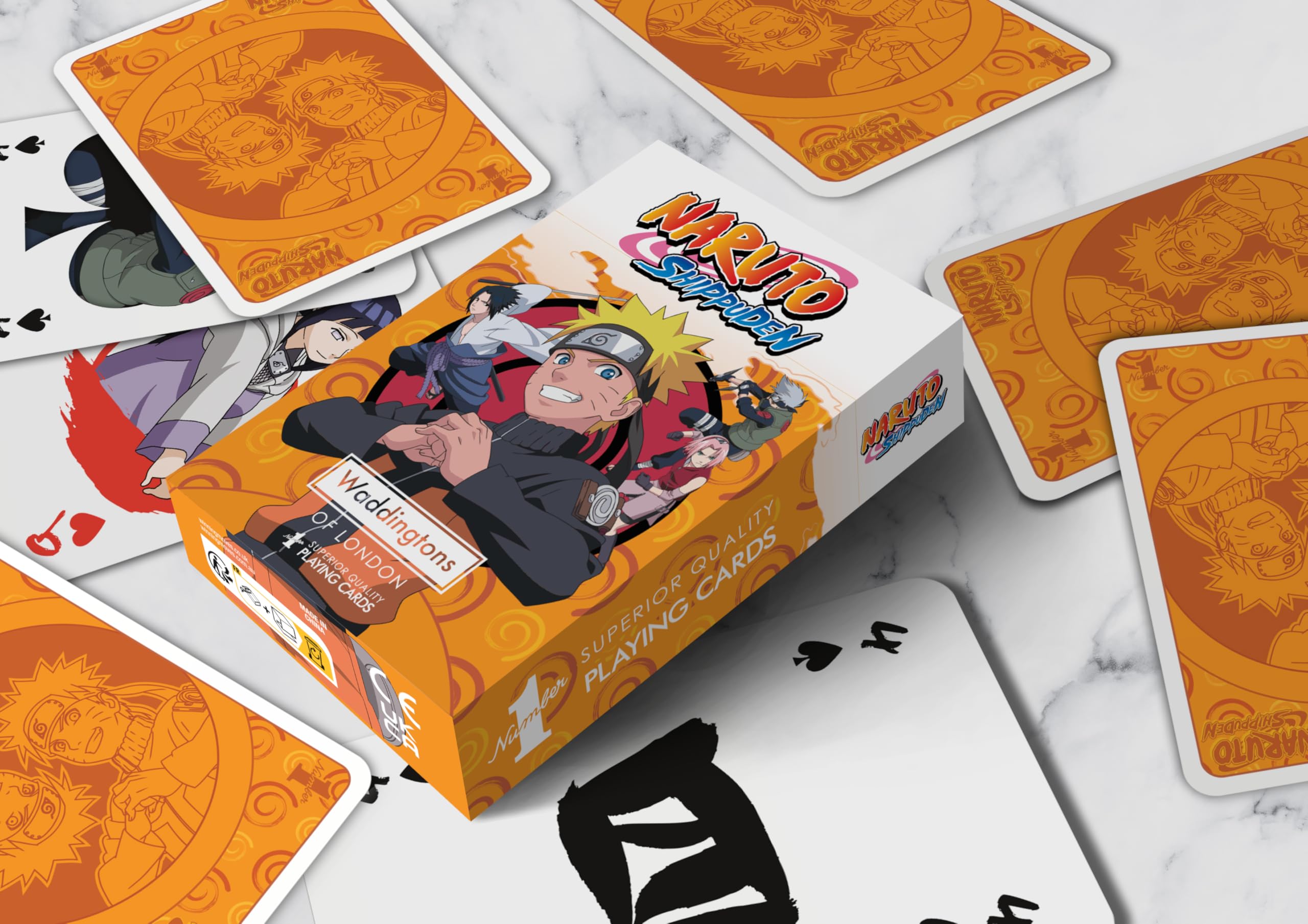 Winning Moves Number 1 Naruto Spielkarten 54 Karten